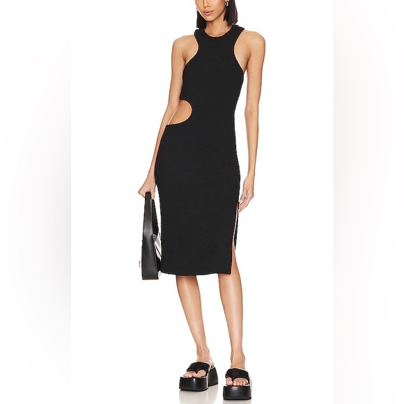 Steve Madden NWT Cutout Talia Tank Midi Dress - Picture 1 of 6